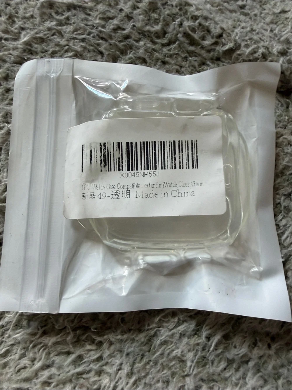 Clear Replacement Protective Case for Smartwatch - Transparent